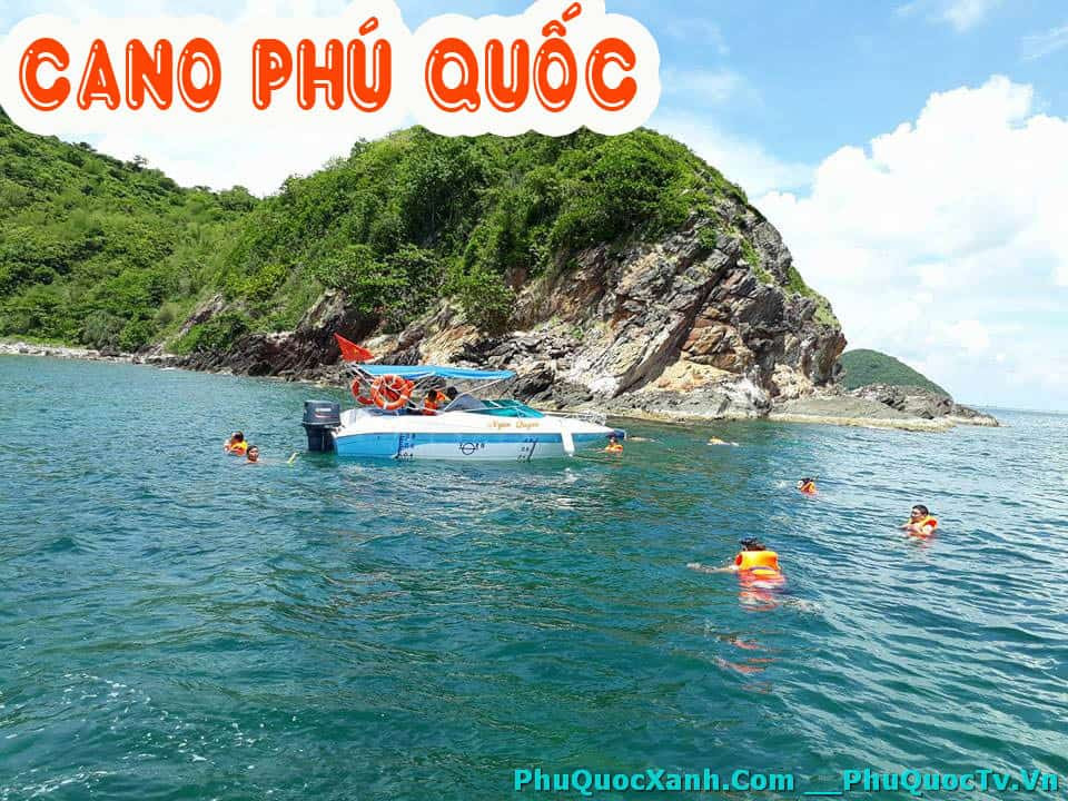 alt: Cano neo đậu tại một bãi biển ở Phú Quốc