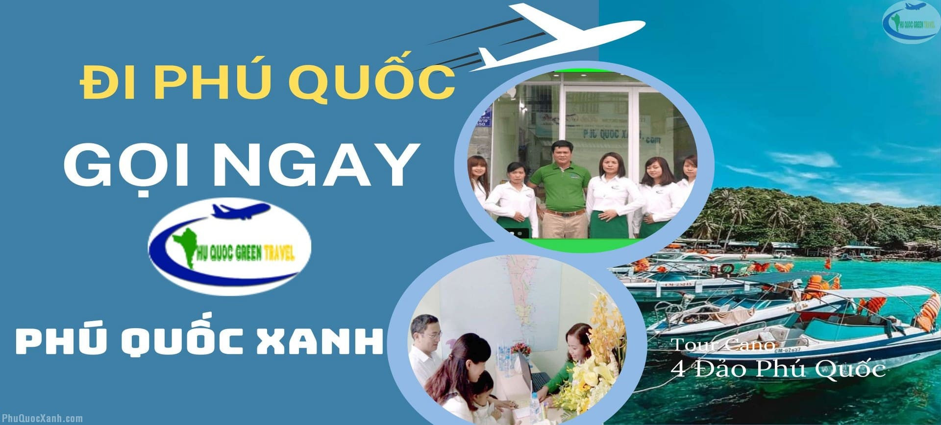 alt text: Logo công ty du lịch Phú Quốc Xanh