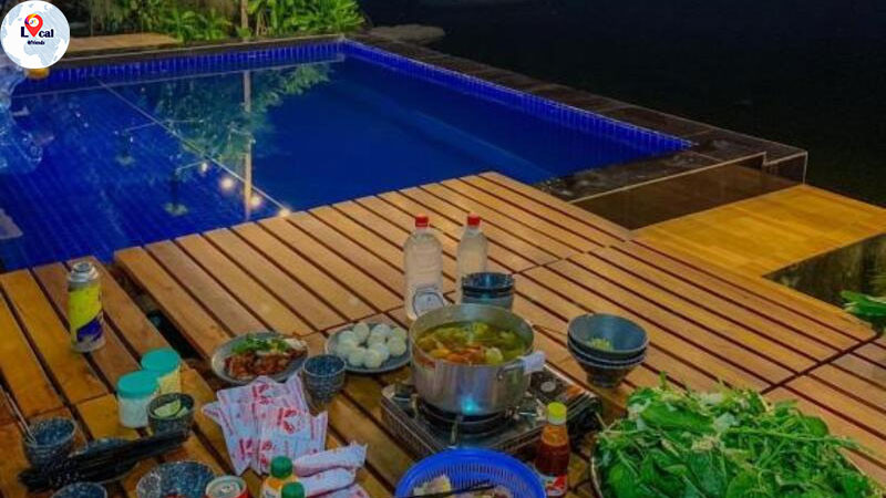 Buổi tối tuyệt đẹp tại hồ bơi Chill House