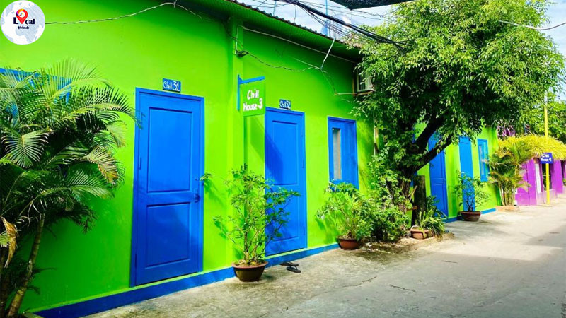 Những căn homestay màu sắc tại Chill House