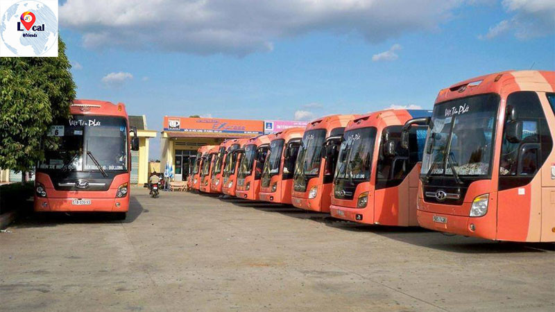 Xe khách di chuyển tới Phú Quốc