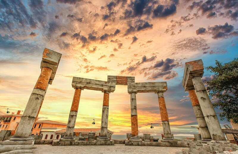 Tàn tích Pompeii Địa Trung Hải Phú Quốc