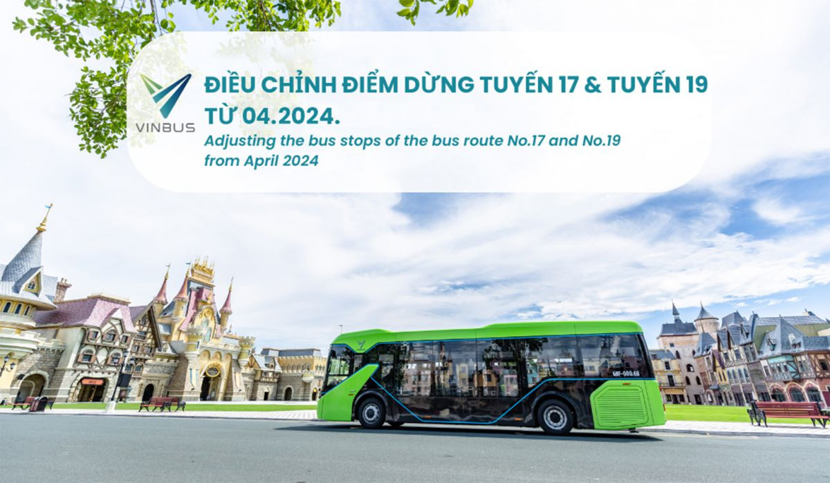 VinBus Phú Quốc Thay Đổi Điểm Dừng Từ 04.2024